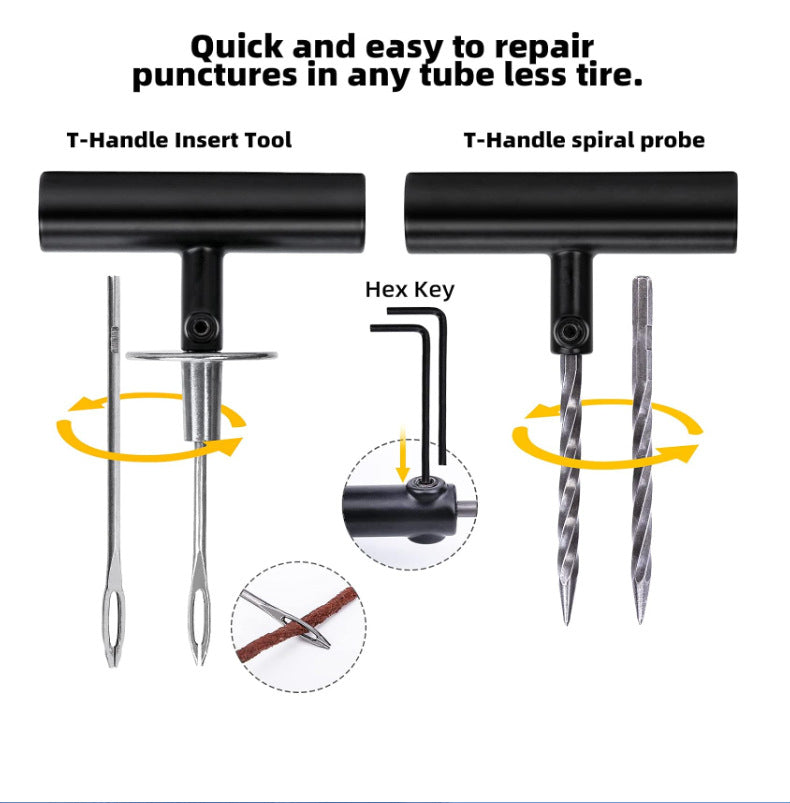 Tire Repair 32-piece Heavy-Duty Kit