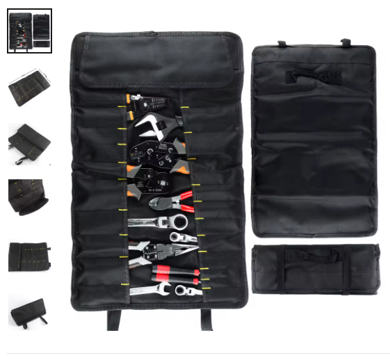 Heavy-Duty Canvas Tool Roll